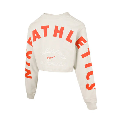 NIKE 2025 T-shirt lavorata a maglia AS W NSW LS SUP CROP TEE B2S da donna HV5006-072