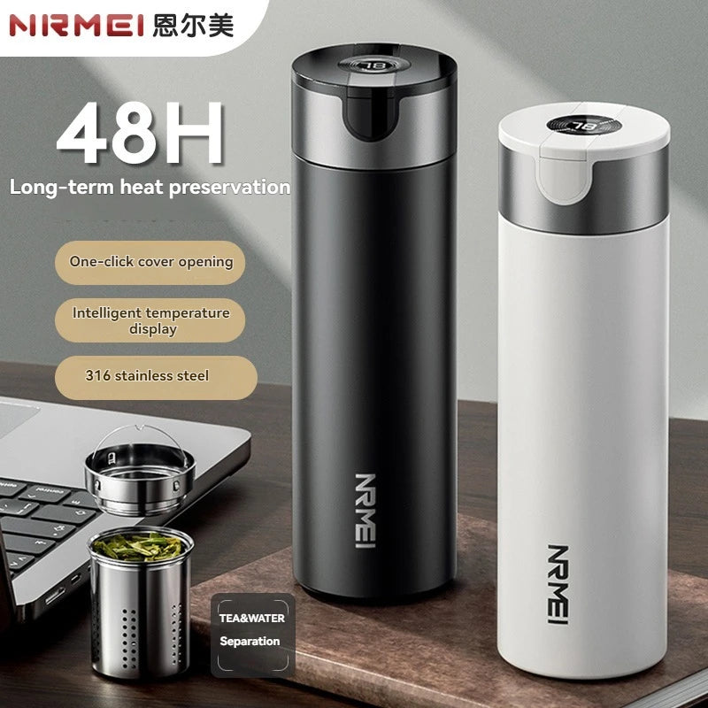 Thermos in Acciaio Inox con Apertura a Scatto