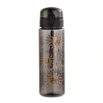 Borraccia sportiva trasparente da 780 ml con margherita