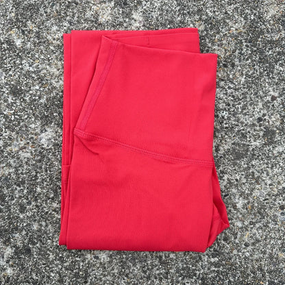 Leggings Corti Donna Sculpt Vita Alta con Tasca