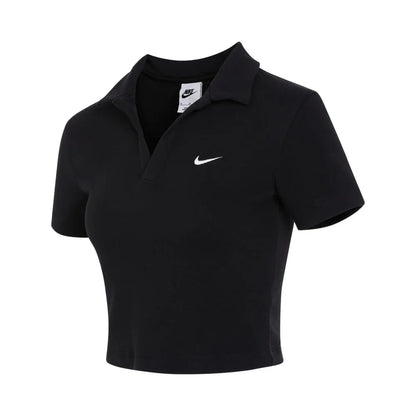 NIKE 2025 Donna AS W NSW ESSNTL SS POLO CRP TO Maglia T-shirt DV7885-010