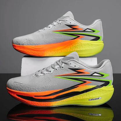 Scarpe da ginnastica casual alla moda da uomo: leggere e comode, adatte per la corsa all'aperto, passeggiate e l'uso quotidiano, stile sportivo - Scarpe da uomo versatili